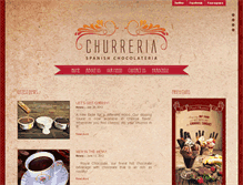 Tablet Screenshot of cafechurreria.com